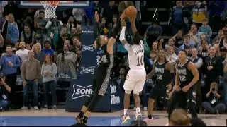 Dillon Brooks with the INSANE GAME WINNING BLOCK!