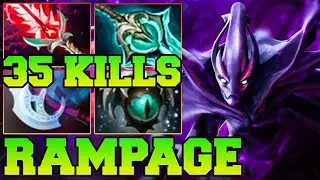 Rampage + 25 Kills Spectre Dota 2 Safelane 7.37 Carry Meta Pro Gameplay Jungle Build Guide