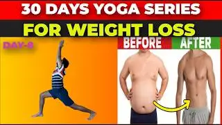 Yoga for Weight Loss | Day 8 of 30 Days Weight loss Series | Yoga Glow |