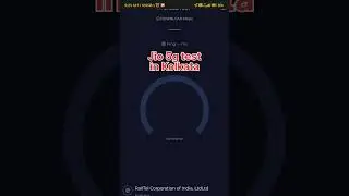 JIO 5G TEST IN KOLKATA // 