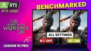 Black Myth: Wukong Performance Benchmark on i7 14650HX & RTX 4060 | Tested on Legion 5i Pro