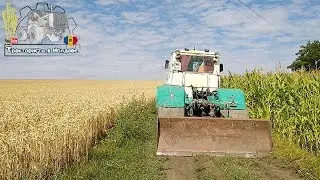 Выровняем дорогу на тракторе т-150к /Moldova