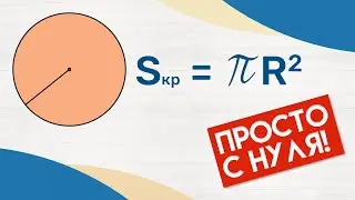КАК НАЙТИ ПЛОЩАДЬ КРУГА? · Формула и примеры · Как измерить? Формула · Математика 6 класс