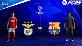 FC 25 - Benfica Vs Barcelona - Ft.Yamal | UEFA Champions League 24/25 | PS5™ [4K60]