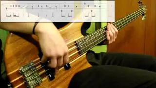 Red Hot Chili Peppers - Can't Stop (Bass Cover) (Play Along Tabs In Video)