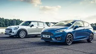 Ford Fiesta ST vs Mini Cooper S | Drag Races | Top Gear