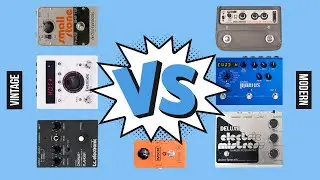 Modulation Effect Pedals - Vintage vs. Modern - Audio Comparison (no talking)