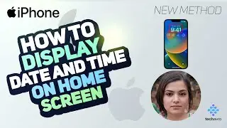 How to Display Date and Time on Home Screen - Easy Tutorial 2024 [New Method]