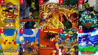 Top 20 Best ANIME Games on NINTENDO SWITCH in 2024 (Updated)