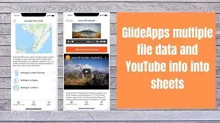 GlideApps multiple file data and YouTube info into sheets