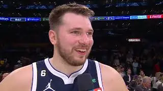 Luka Doncic Talks CLUTCH performance vs Lakers, Postgame Interview