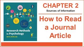 PSY 2120: How to Read an Empirical Journal Article