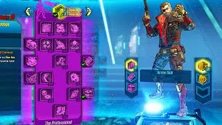 Borderlands 3: Zane's Shoulder Cannon And Professional Skill Tree Gameplay