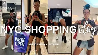 NYC VLOG | Shopping 260 Sample Sale, Thrifting + Shopping at Zara!