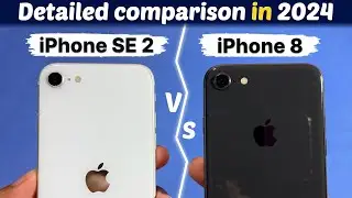 IPhone SE 2 vs IPhone 8 in 2024 | Detailed Comparison in Hindi⚡️| PUBG Test | Camera Test