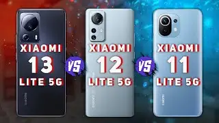 Xiaomi 13 Lite vs Xiaomi 12 Lite vs Xiaomi 11 Lite 5G