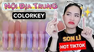 [Review] Son kem lì mới nhất COLORKEY CỰC HOT TIKTOK | QUÁ THẤT VỌNG!!!