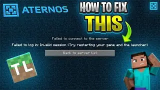 How to fix Failed to Verify Username ATERNOS SERVER Minecraft Tlauncher!! 
