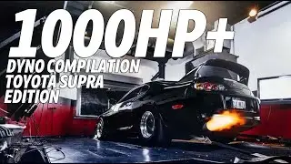 BRUTAL TOYOTA SUPRA DYNO COMPILATION