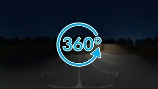 360° Video Test | Walk Around The 3D Park Scene (60 FPS)