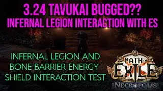 ❰Path of Exile 3.24 Necropolis❱ Tavukai Bugged??? Testing Infernal Legion support with Bone Barrier!