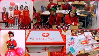 Kids lunch box ideas~How to Manage Kids Lunch Box in advance~Red Colour day~Sarah's 1st Performance