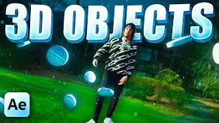 add 3D OBJECTS to your Music video Easily (After Effects Tutorial)