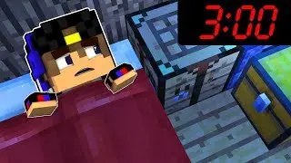 НЕ Играйте В Майнкрафт ПЕ в 3:00 ЧАСА НОЧИ! Выживание и Ужасы Видео Minecraft Pocket Edition