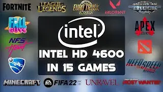 INTEL HD GRAPHICS 4600 in 15 GAMES / 2023