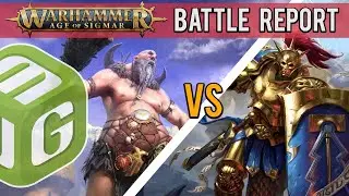 Sons of Behemat vs Stormcast Eternals Age of Sigmar 4th Edition Battle Report Ep 11