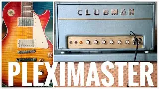 From sparkling cleans to full gain by guitar volume knob only - Pleximaster Clubman Baby Blues!