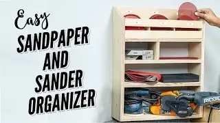 DIY Sandpaper storage - How to build an easy organizer | Shop Project