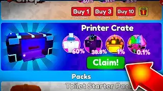 *NEW* PRINTER UPDATE IS COMING!!🖨️🔥 - Toilet Tower Defense