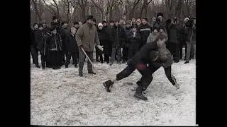 Культура в Екатеринбурге - Дмитриев День , кулачные бои (г. Екатеринбург 2001 год) S VHS cut 054