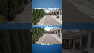 iPhone 14 Action Mode vs Samsung S22 Super Steady CAMERA TEST! #shorts