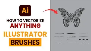 How to Vectorize ANYTHING Using Illustrator Brushes | How I Wish I was Taught