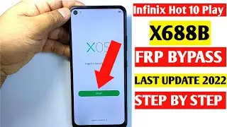 Infinix All Android 10 FRP Bypass Without Pc 2022 / Infinix Hot 10 (X682B) frp Bypass 2022/