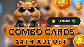 14th August  | Hamster Kombat Daily Combo Cards For Today | 5000000 Coins