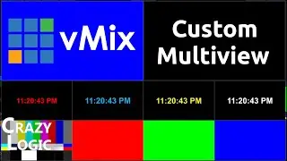 85 - vMix custom MultiView with Program and Preview