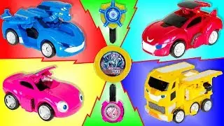 WatchCar Blueville, Poti, Avan and Sona from Power Battle Watch Car