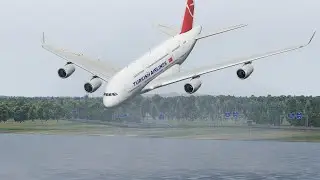 A380 Crashing Into Water Right After Vertical Takeoff [XP11]