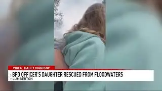 Beaumont PD Officers Daughter rescued from floodwaters