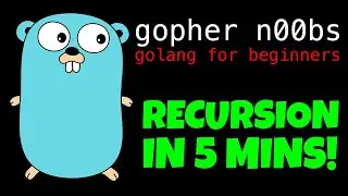 GOLANG RECURSION TUTORIAL IN 5 MINUTES!!!!!! LEARN RECURSION IN GO FOR BEGINNERS!!!!