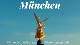 München - Friedensengel - Cinematic Winter - 🚁 Drone Footage - DJI - 4K