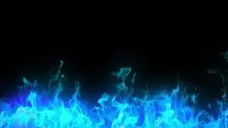 blue flame loop effect - Download Stock Footage