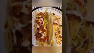 How to make Chicken Bacon ranch tacos #TacoTuesday