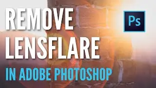 How to remove lens flare - Photoshop CC tutorial