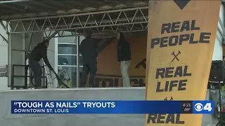 Auditions for new CBS reality show Tough As Nails held in downtown St. Louis