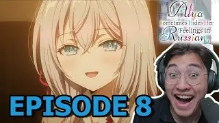 WHAT DID ALYA JUST SAY ?! | Episode 8 | Alya Hides Her Feelings In Russian REACTION
