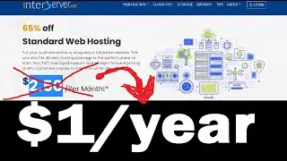 Interserver Black Friday Discount Deal $1 for 1 Year hosting